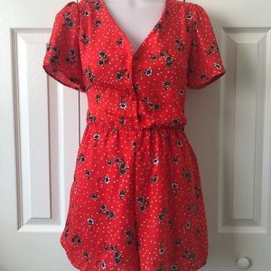 Womens floral romper